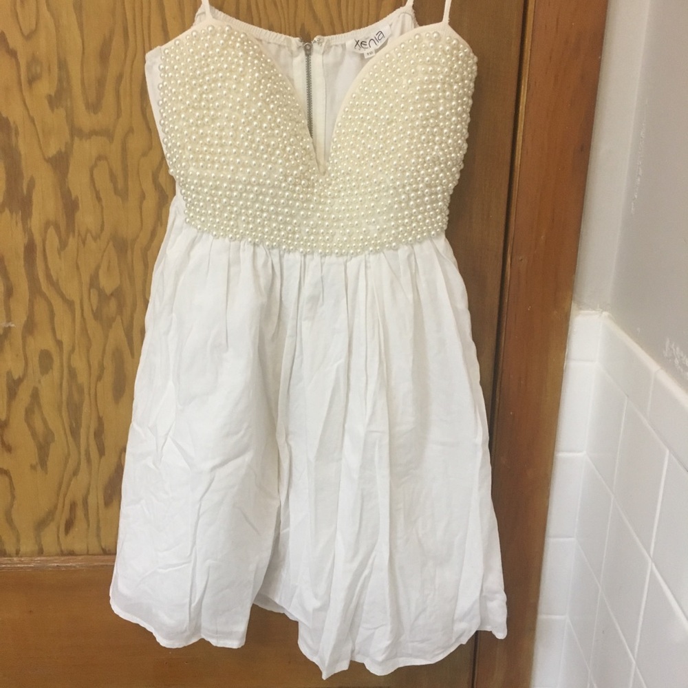 Pearl bust dress